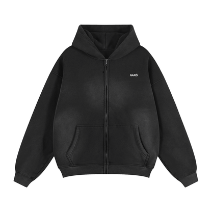 NARŌ ZIPPER HOODIE