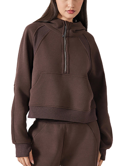 NARŌ HALF-ZIP HOODIE